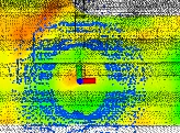 LiDAR scan degraded by corridor geometry