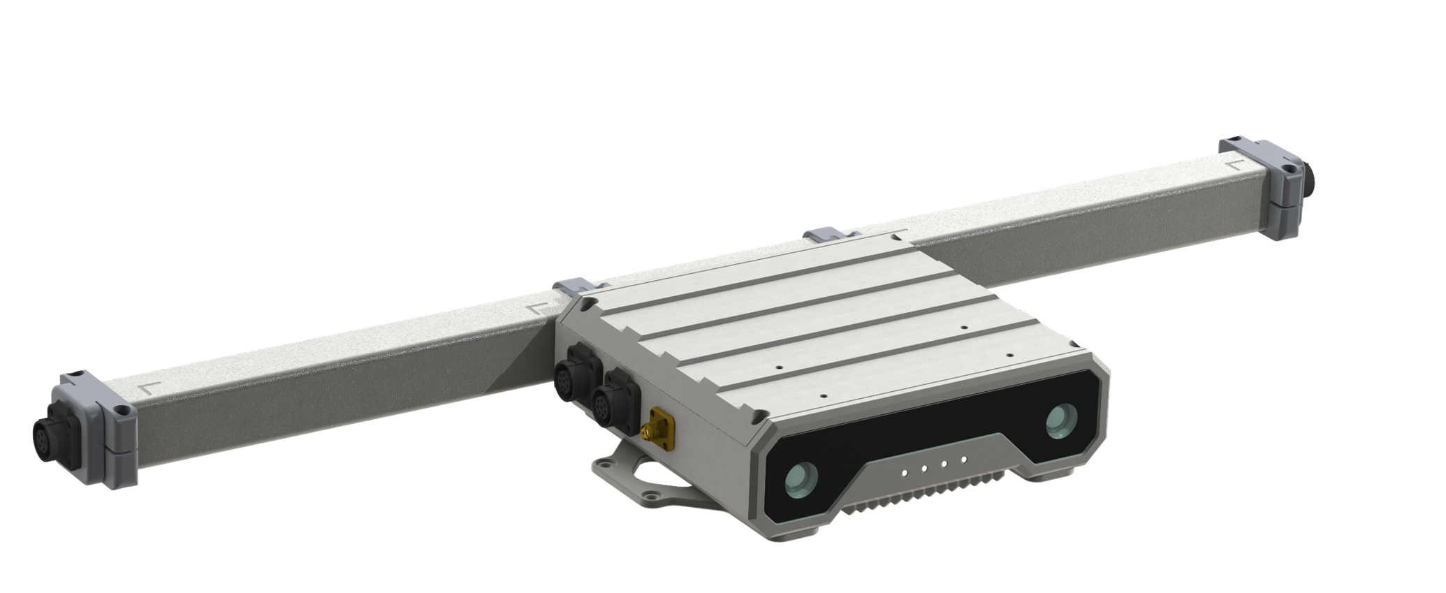 MagLoc positioning suite with core unit and distributed sensor bars